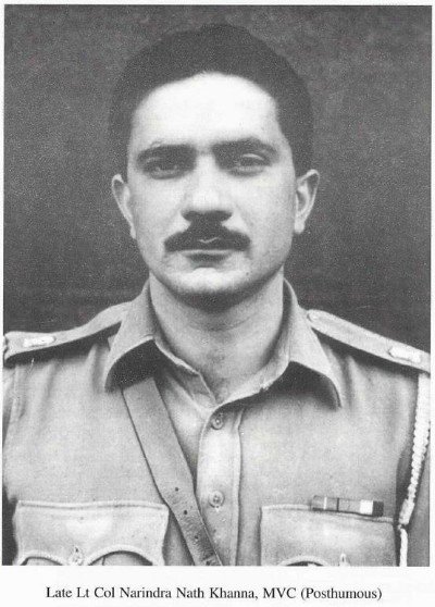 लेफ्टिनेंट कर्नल नरिंदर नाथ खन्ना (Lieutenant Colonel Narindra Nath Khanna)